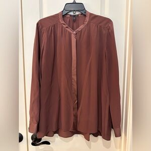 Eileen Fisher copper color blouse, size xl